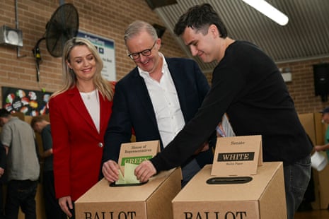 Anthony Albanese votes 