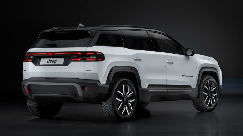 2026 Jeep Compass rear three-quarter