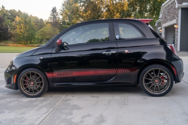 No Reserve: 23k-Mile 2019 Fiat 500 Abarth 5-Speed