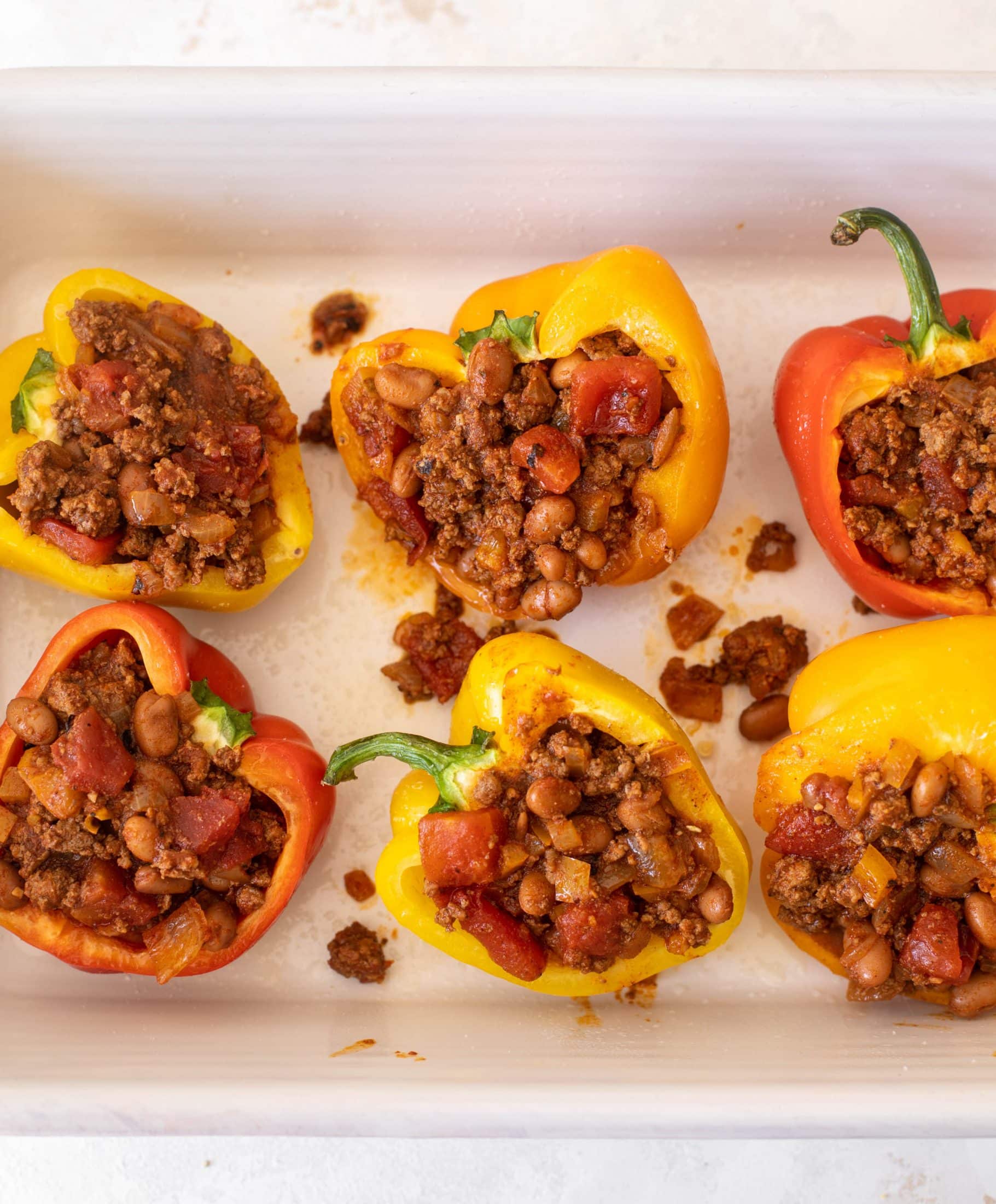 chili stuffed peppers