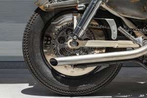 Harley Sportster chopper by 2LOUD Custom for Taiwanese pop star Yellow