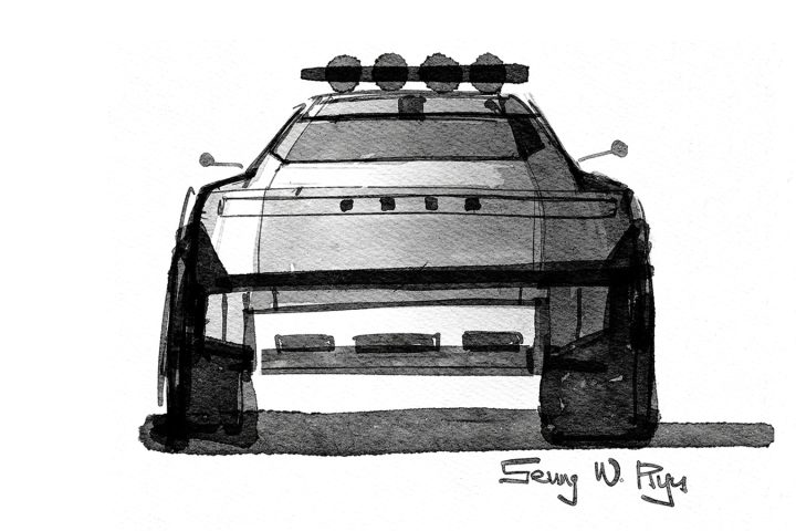 Hyndai Crater Concept Design Sketch
