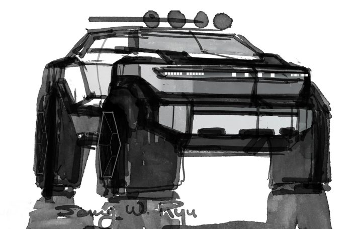 Hyndai Crater Concept Design Sketch