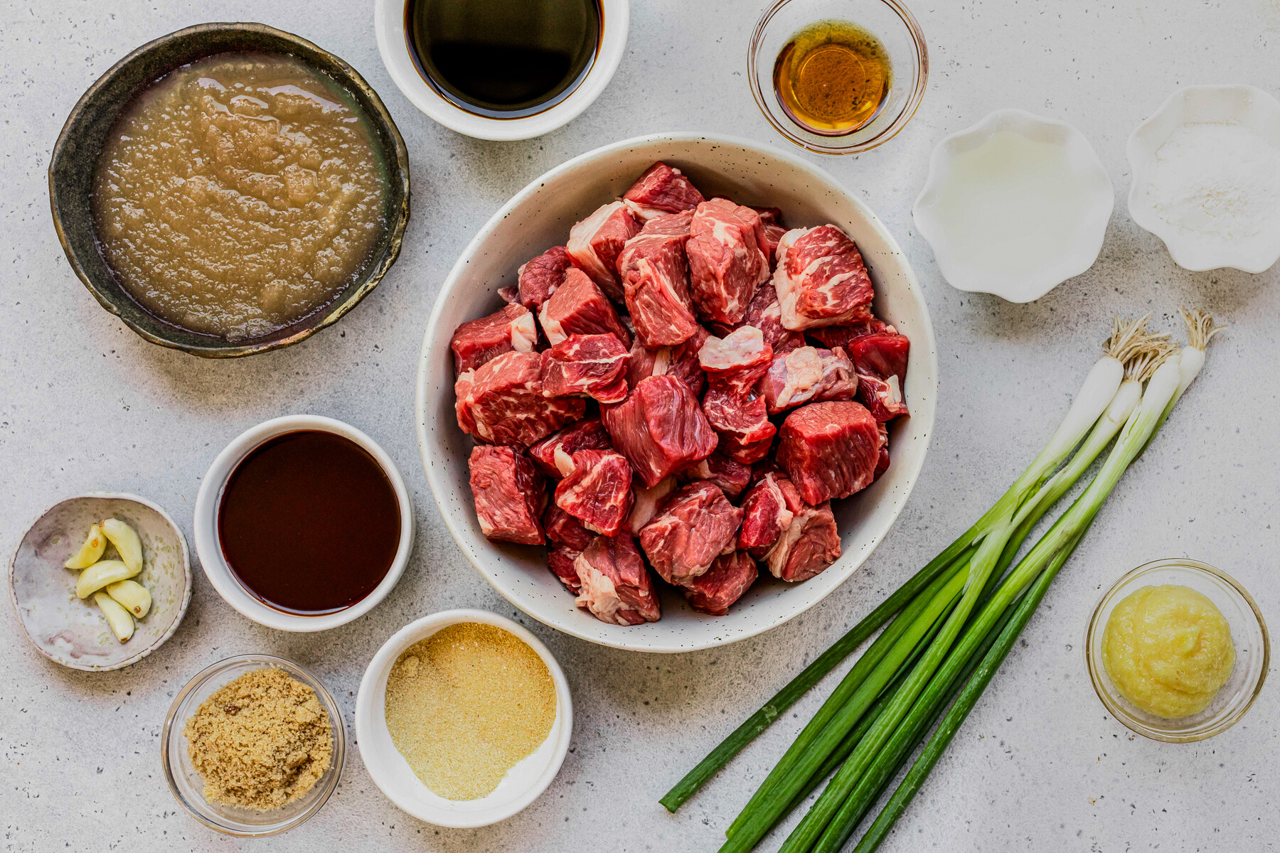 Slow Cooker Korean Beef ingredients