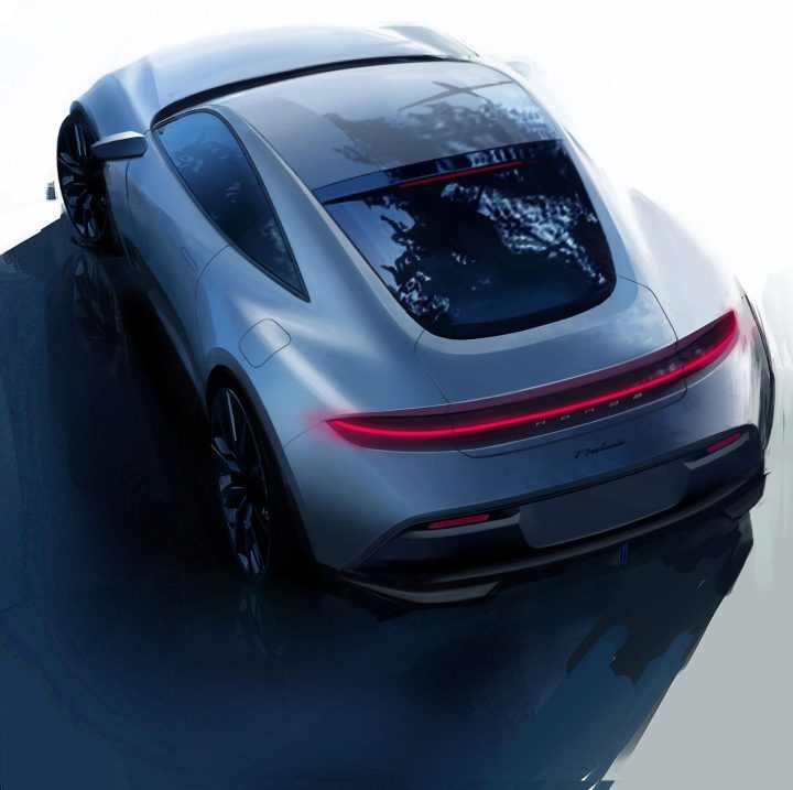 Honda Prelude Design Sketch Render