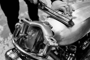 An extraordinary custom Yamaha XS650 built by the English workshop Auto Fabrica.